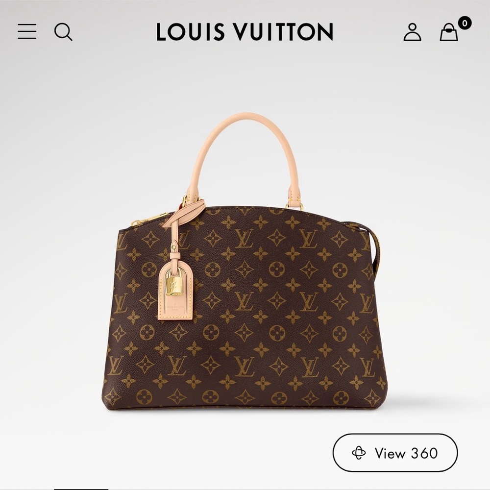 Louis Vuitton Grand Palais Brown Monogram Handbag - Picture 4 of 6